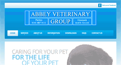 Desktop Screenshot of abbey-vetgroup.co.uk